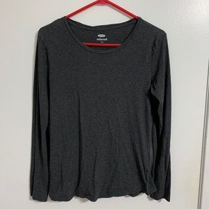 Charcoal grey Old Navy long sleeve tee